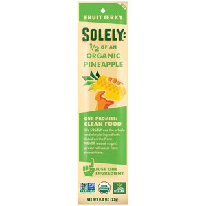 Solely Pineapple Fruit Jerky, 0.8 oz