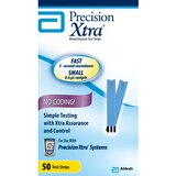 Precision Xtra Blood Glucose Test Strips, thumbnail image 1 of 3