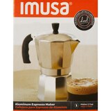 IMUSA Traditional Stovetop Coffeemaker, 1 CUP, thumbnail image 1 of 7