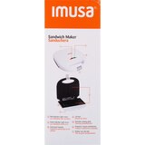 IMUSA Dual Nonstick Sandwich Maker, White, thumbnail image 5 of 5