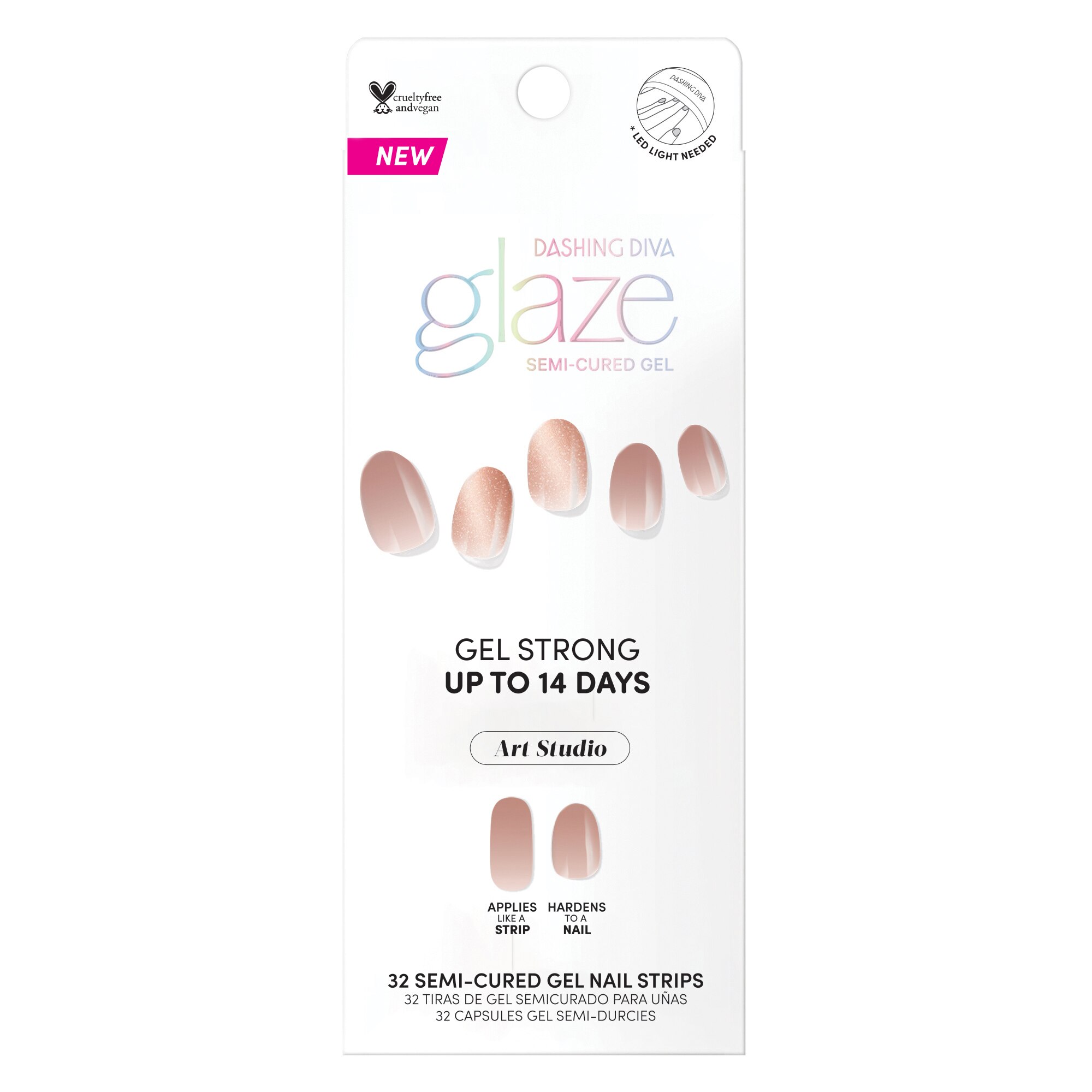 Dashing Diva Glaze Gel Art Studio, Velvet Blush