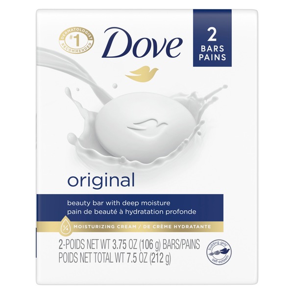 Dove White Beauty Bar, 2.6 OZ