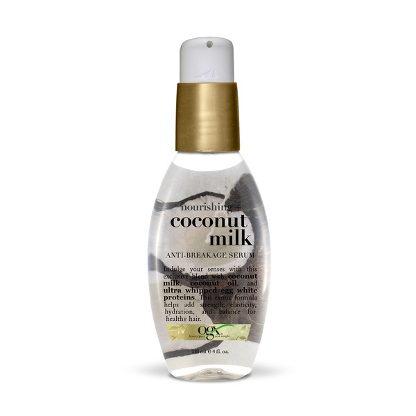 OGX Nourishing Coconut Milk Anti-Breakage Serum, 4 OZ