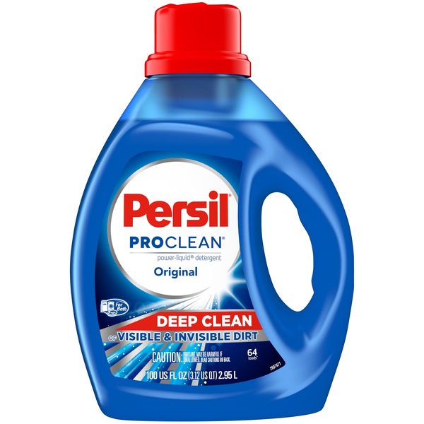 Persil ProClean Liquid Laundry Detergent, Original, 64 Loads, 100 oz