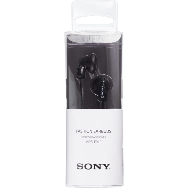 Sony MDR-E9LP Fashion Earbuds, Black