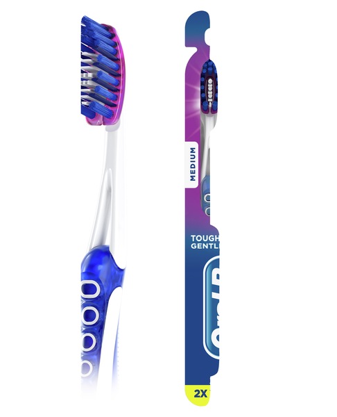 Oral-B Pro-Flex Stain Eraser Toothbrush, Medium Bristle