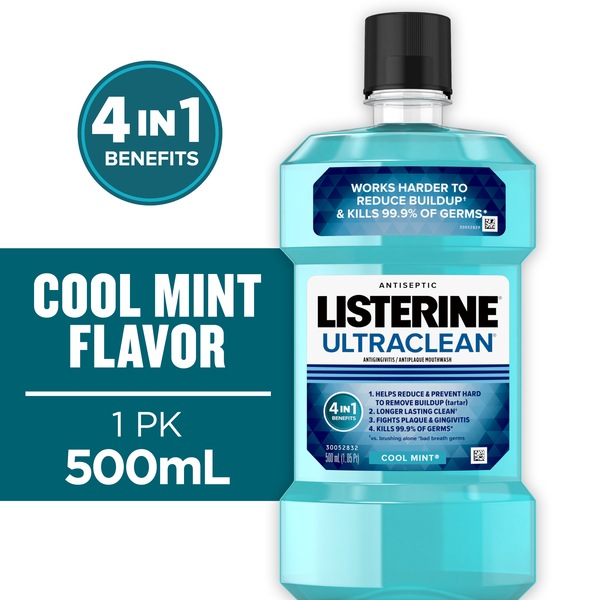 Listerine Ultra Clean Antiseptic Mouthwash Cool Mint