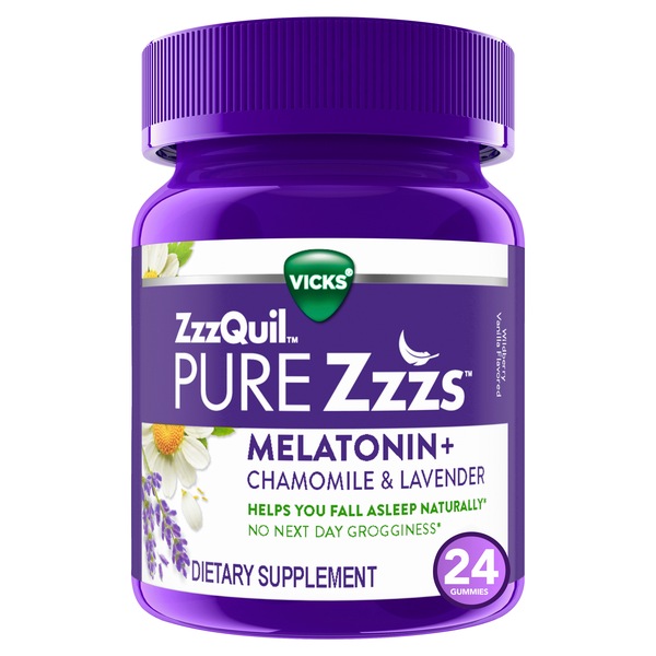 Pure Zzzs Melatonin + Chamomile & Lavender Gummies