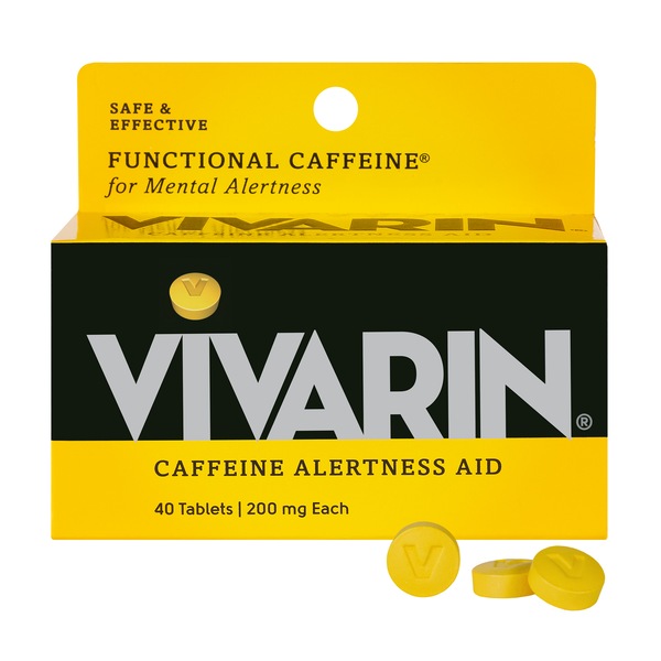 Vivarin Caffeine Alertness Aid Tablets 200mg