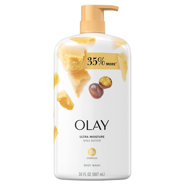 Olay Ultra Moisture Shea Butter Body Wash, 33 OZ