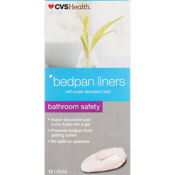 Carebag Bedpan Liner Super Absorbent Pad, 12 CT