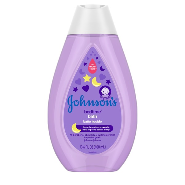 Johnson's Tear-Free Bedtime Baby Bath, Soothing Aromas