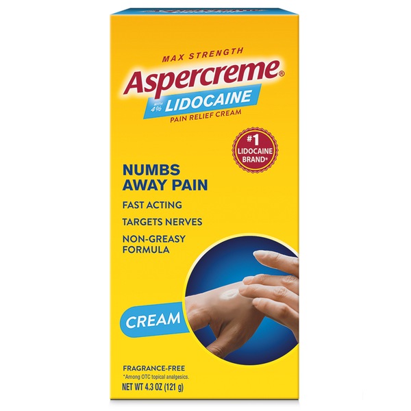 Aspercreme Lidocaine Pain Relief Cream