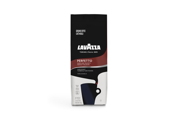 Lavazza Perfetto Gound Coffee, Dark Roast, 12 oz