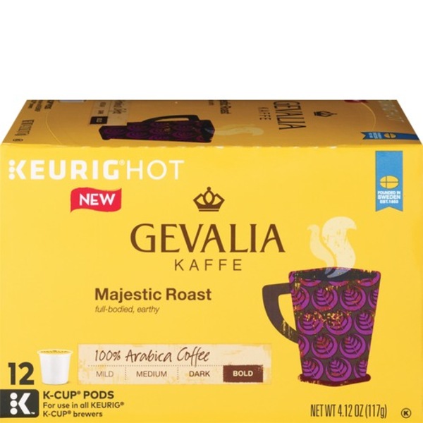 Gevalia Kaffe Majestic Roast K-Cup Pods, 12 ct