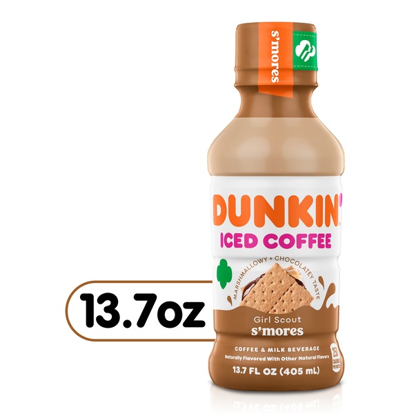 Dunkin' Girl Scout S'mores Iced Coffee, 13.7 fl oz