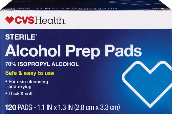 CVS Health 70% Isopropyl Alcohol Prep Pads