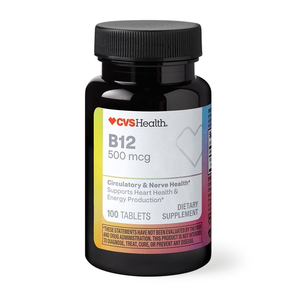 CVS Health Vitamin B12 Tablets, 100 CT