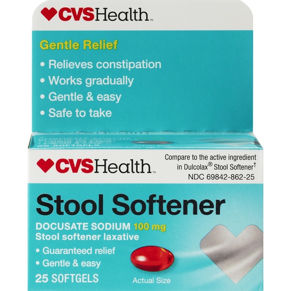 CVS Health Stool Softener 100 MG Softgels