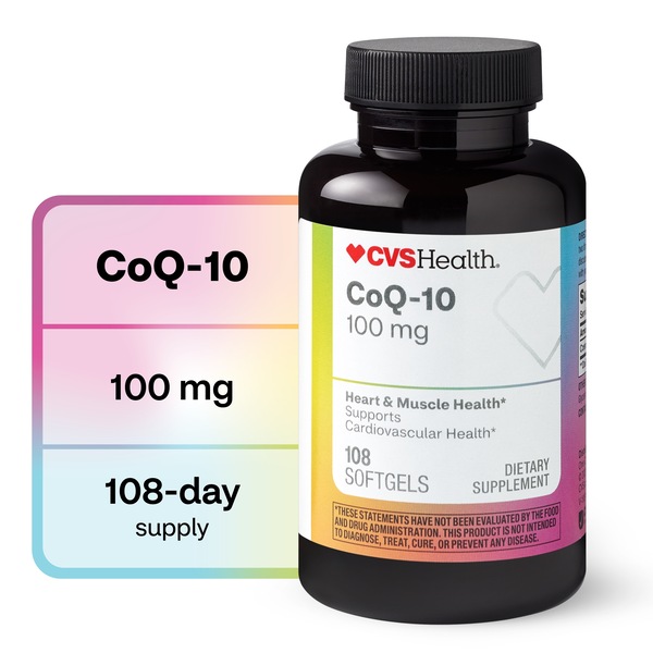 CVS Health Coenzyme Q10 Softgels 100mg