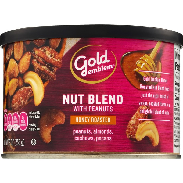 Gold Emblem Honey Roasted Nut Blend with Peanuts, 9 oz