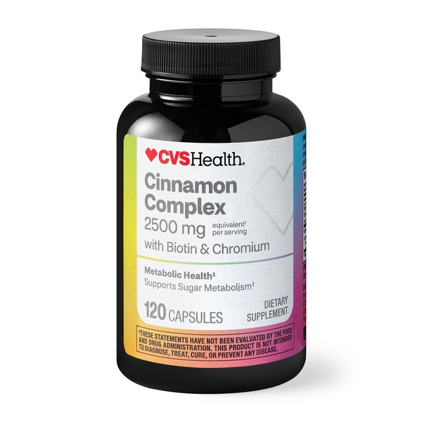 CVS Health Cinnamon Complex Capsules, 120 CT