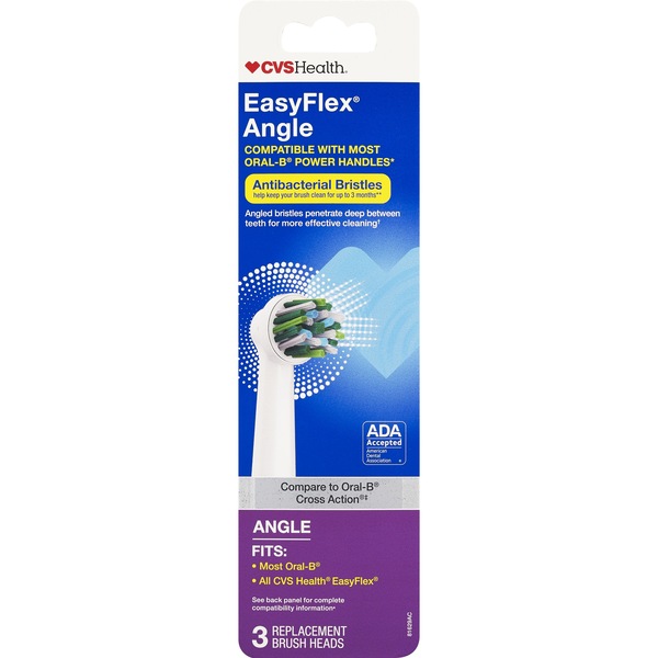 CVS Health EasyFlex Angle Replacement Brush Heads