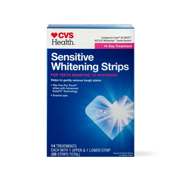 CVS Health Sensitive Teeth Whitening Strips