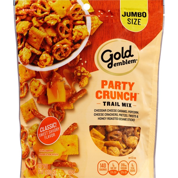 Gold Emblem Party Crunch Trail Mix, 18 oz