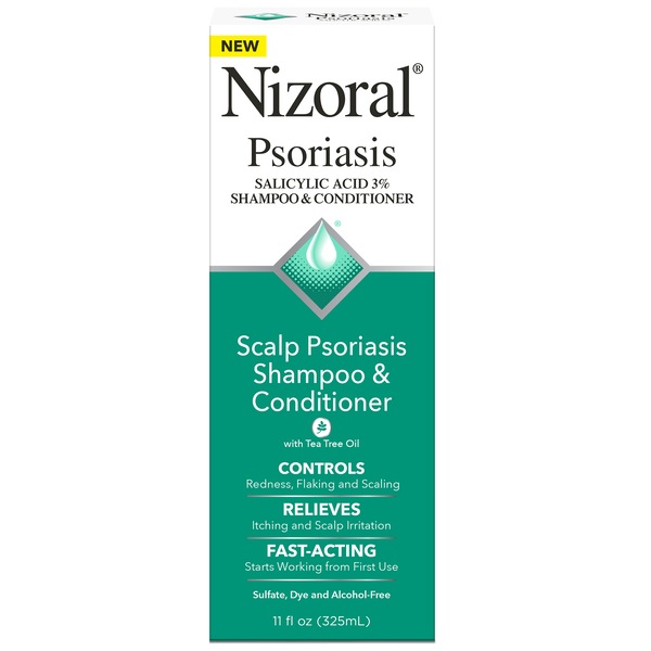 Nizoral Psoriasis 2-in-1 Shampoo & Conditioner with 3% Salicylic Acid, 11 OZ