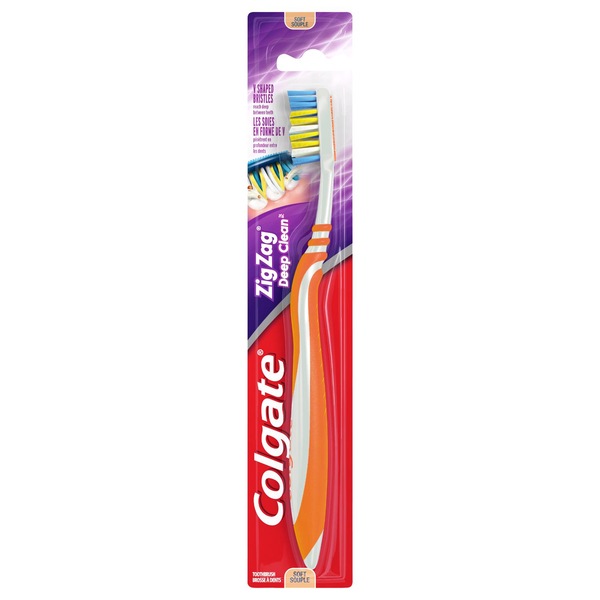 Colgate Zig Zag Deep Clean Toothbrush, Soft, 1 CT