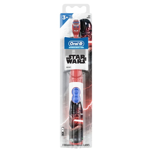 Oral-B Kids Star Wars Power Toothbrush for ages 3+, Soft Bristle
