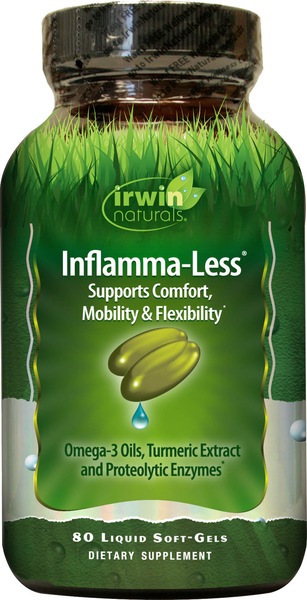 Irwin Naturals Inflamma-Less plus BioPerine Softgels, 80CT