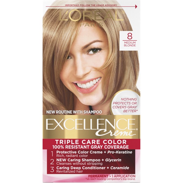 L'Oreal Paris Excellence Creme Permanent Triple Care Hair Color