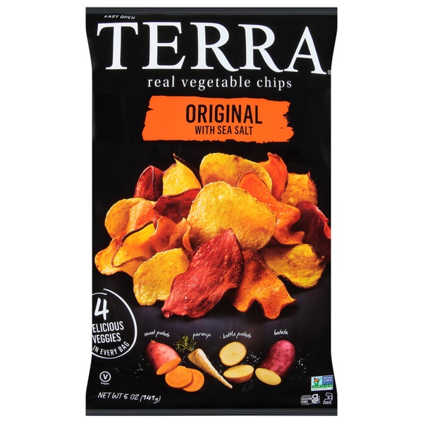 Terra Original Sea Salt Real Vegetable Chips, 5 oz