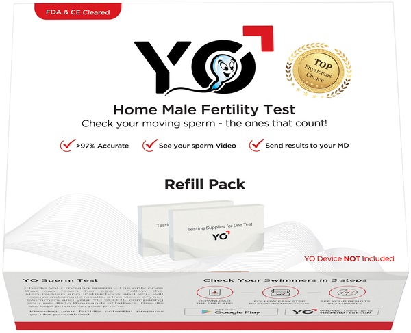 YO Home Mens Sperm Test Refill Kit