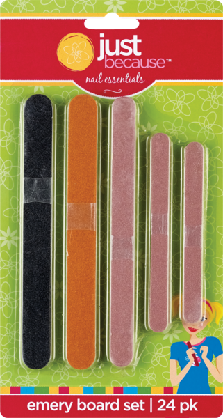 Just Because Nail Essentials Emery Board Set