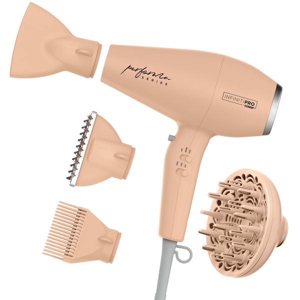 Conair InfinitiPRO Ionic Ceramic Performa Series Hair Dryer, Tan