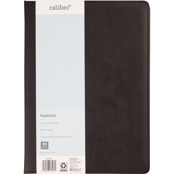 Caliber Padfolio, Assorted, 50 Sheets