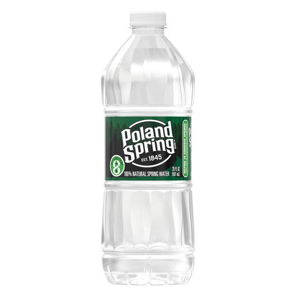 Poland Spring 100% Natural Spring Water Plastic Deposit Bottle