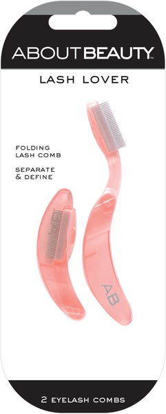 About Beauty Lash Lover Travel Folding Eye Lash Comb & Brush