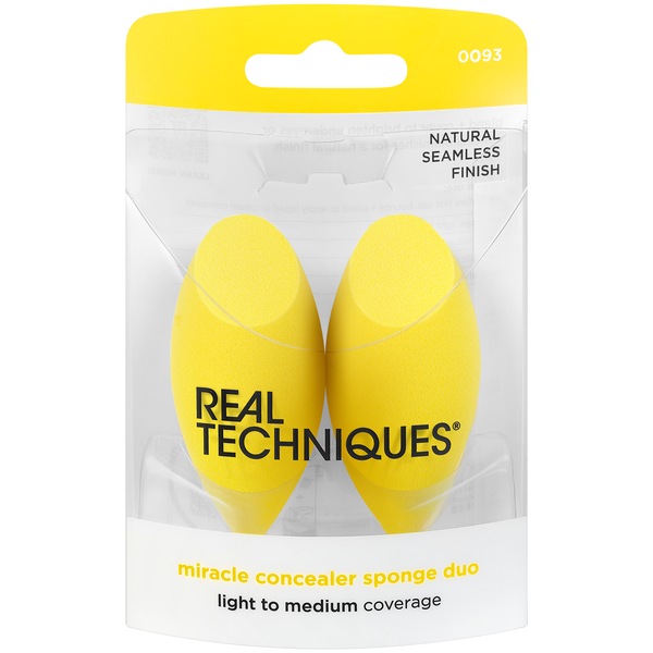 Real Techniques Miracle Concealer Sponge Duo, 2 Count