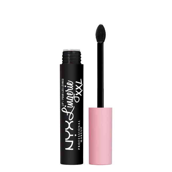 NYX Professional Makeup Lip Lingerie XXL Long-Lasting Matte Liquid Lipstick, Naughty Noir