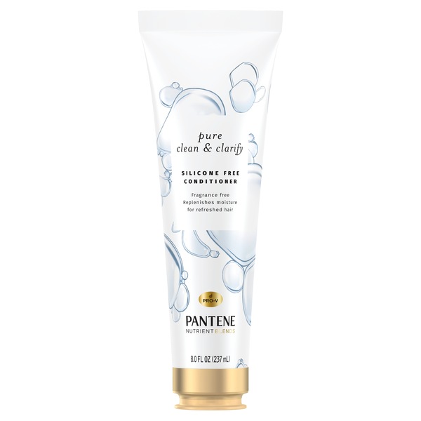 Pantene Pure Clean & Clarify Silicone-Free Conditioner, 9.6 OZ