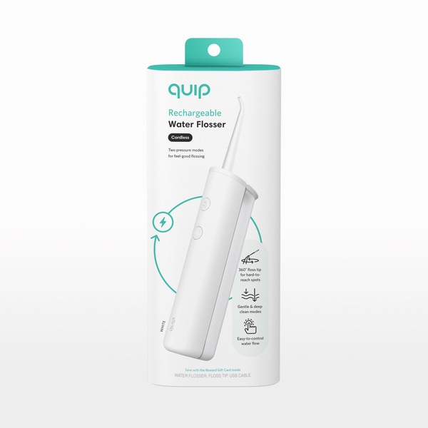 quip Rechargeable Cordless Water Flosser, Midnight Blue