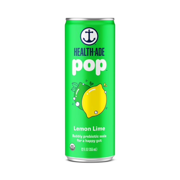 Health-Ade Pop Lemon Lime, 12 fl oz