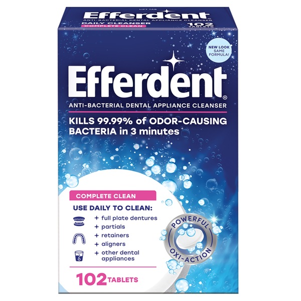 Efferdent Anti-Bacterial Denture Cleanser