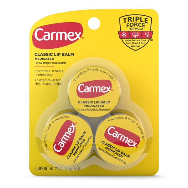 Carmex, Classic Medicated Lip Balm Jar, .25 OZ