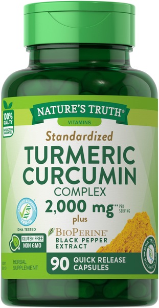 Nature's Truth Standardized Turmeric Curcumin Complex 2000 mg