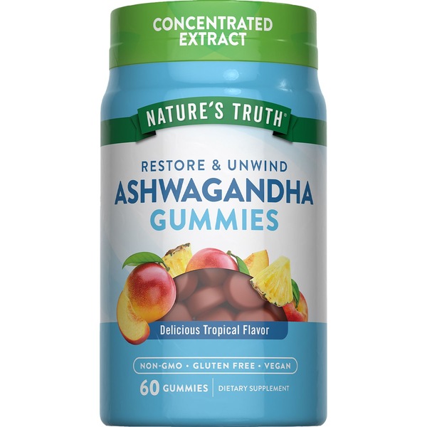 Nature's Truth Restore & Unwind Ashwagandha Gummies, 60 CT